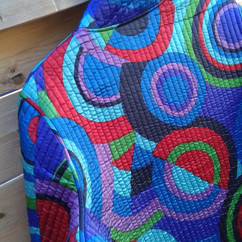 Vintage Rare Parsley & Sage reversible quilted jacket - Picture 6 of 7
